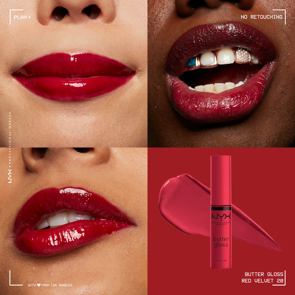 NYX Professional Makeup - Butter Gloss, Non-Sticky Lip Gloss, Buttery Soft, Silky Smooth And Creamy, Sheer To Medium Coverage | MazenOnline