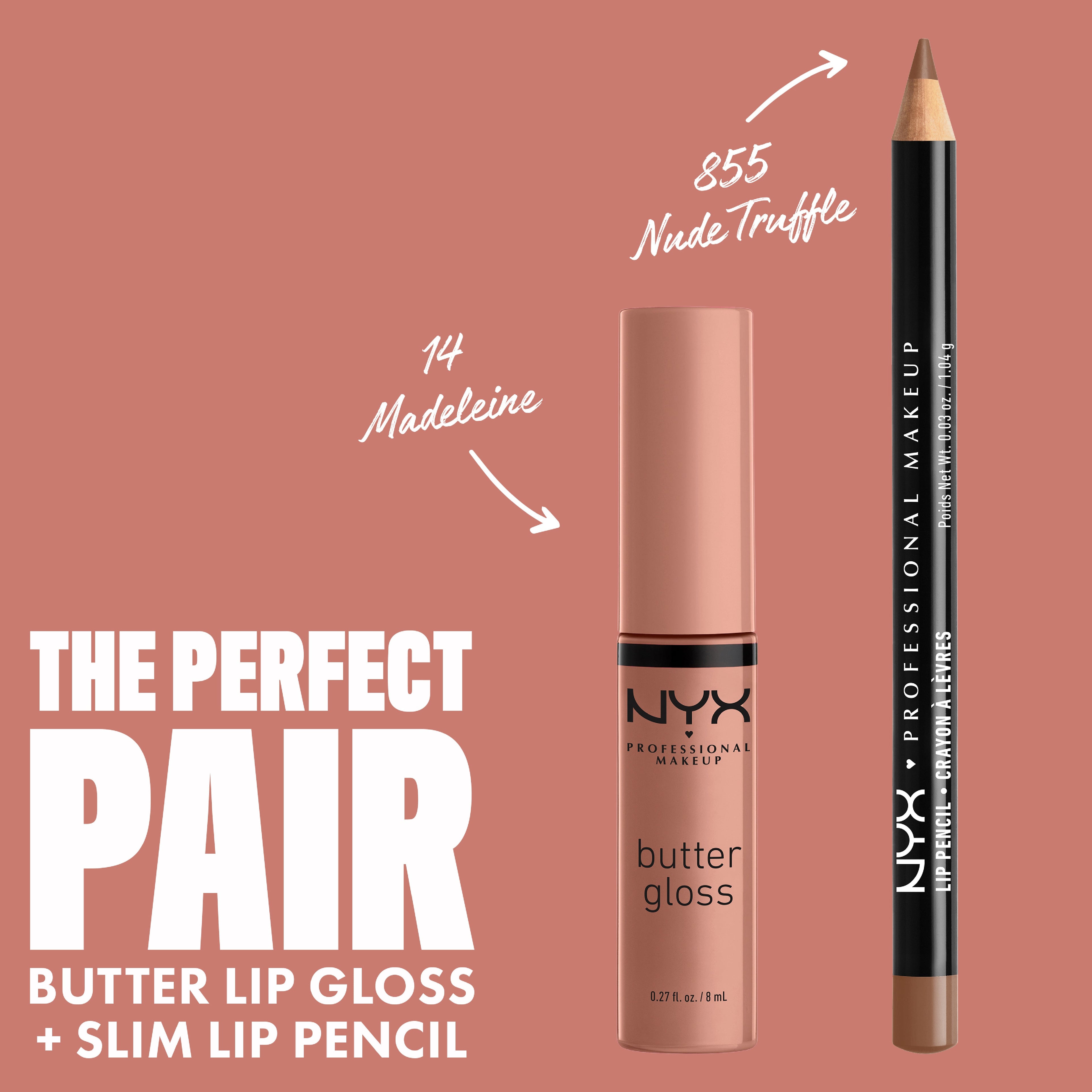 NYX Professional Makeup - Butter Gloss, Non-Sticky Lip Gloss, Buttery Soft, Silky Smooth And Creamy, Sheer To Medium Coverage | MazenOnline