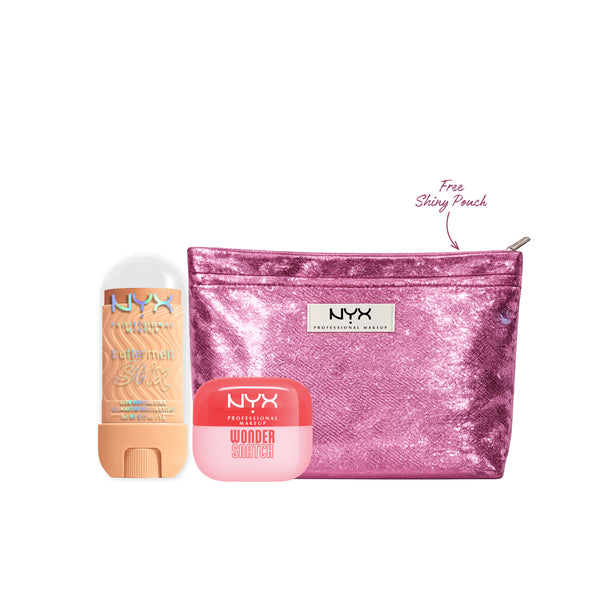 Buttermelt Glow Boosting Highlighter Stix + Wonder Snatch Setting Powder + Gift