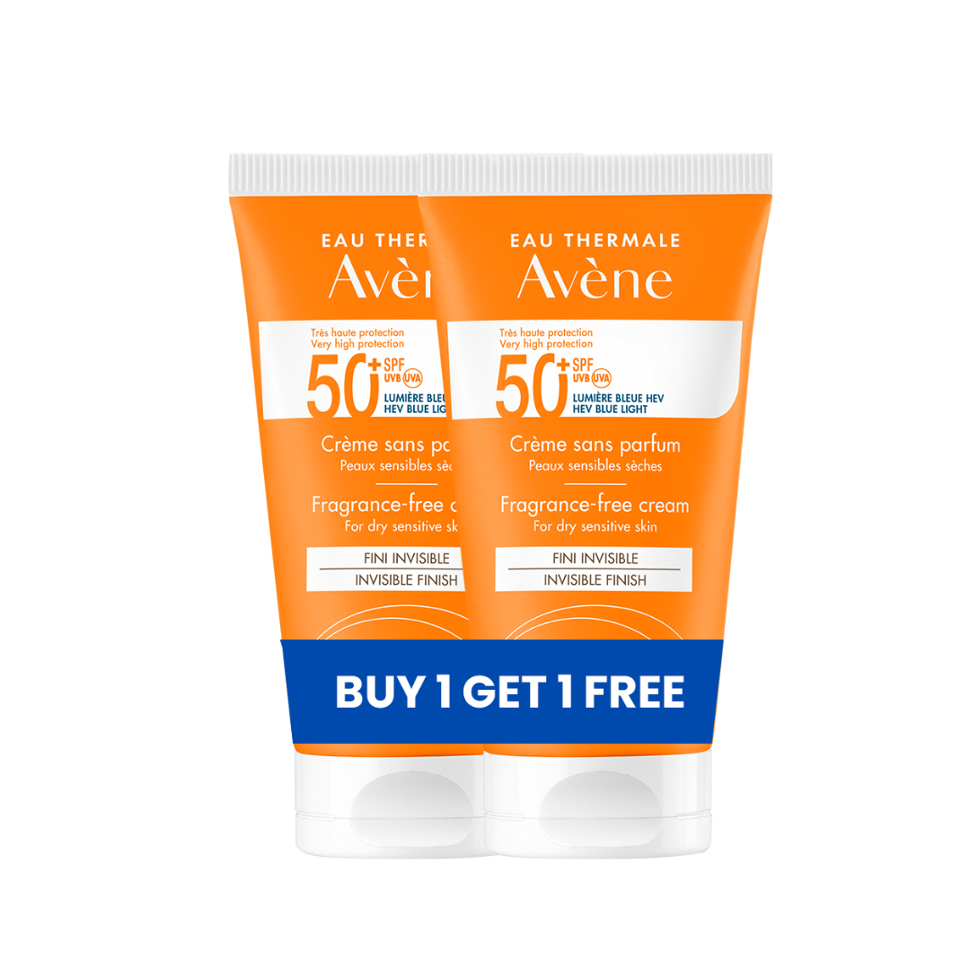 Avène - Buy 1 Get 1 Avène Fragrance-free cream SPF50+ Sunscreen 50ml  For Dry Sensitive Skin | MazenOnline