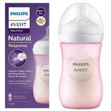 Natural Response Baby Bottle 1m+ Pink 260ml