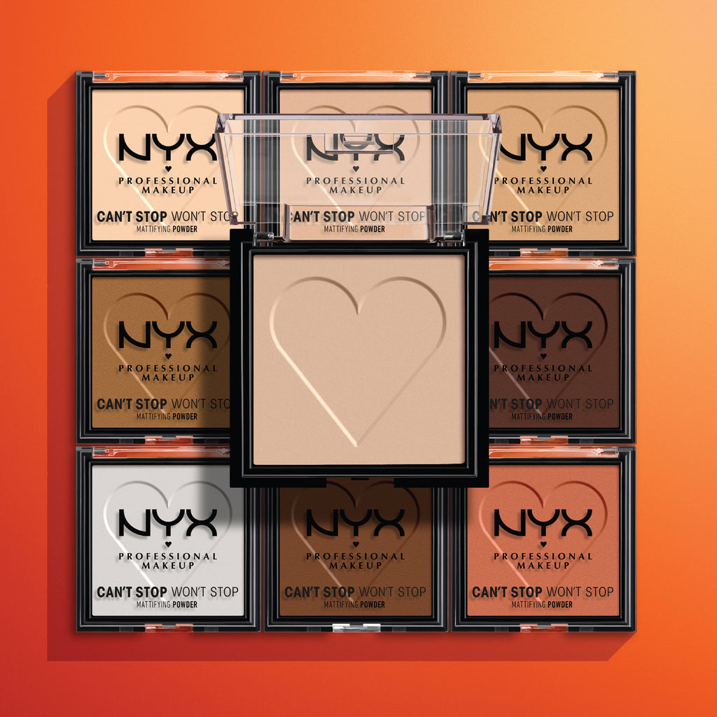 NYX Professional Makeup - Can'T Stop Won'T Stop Mattifying Pressed Powder | MazenOnline
