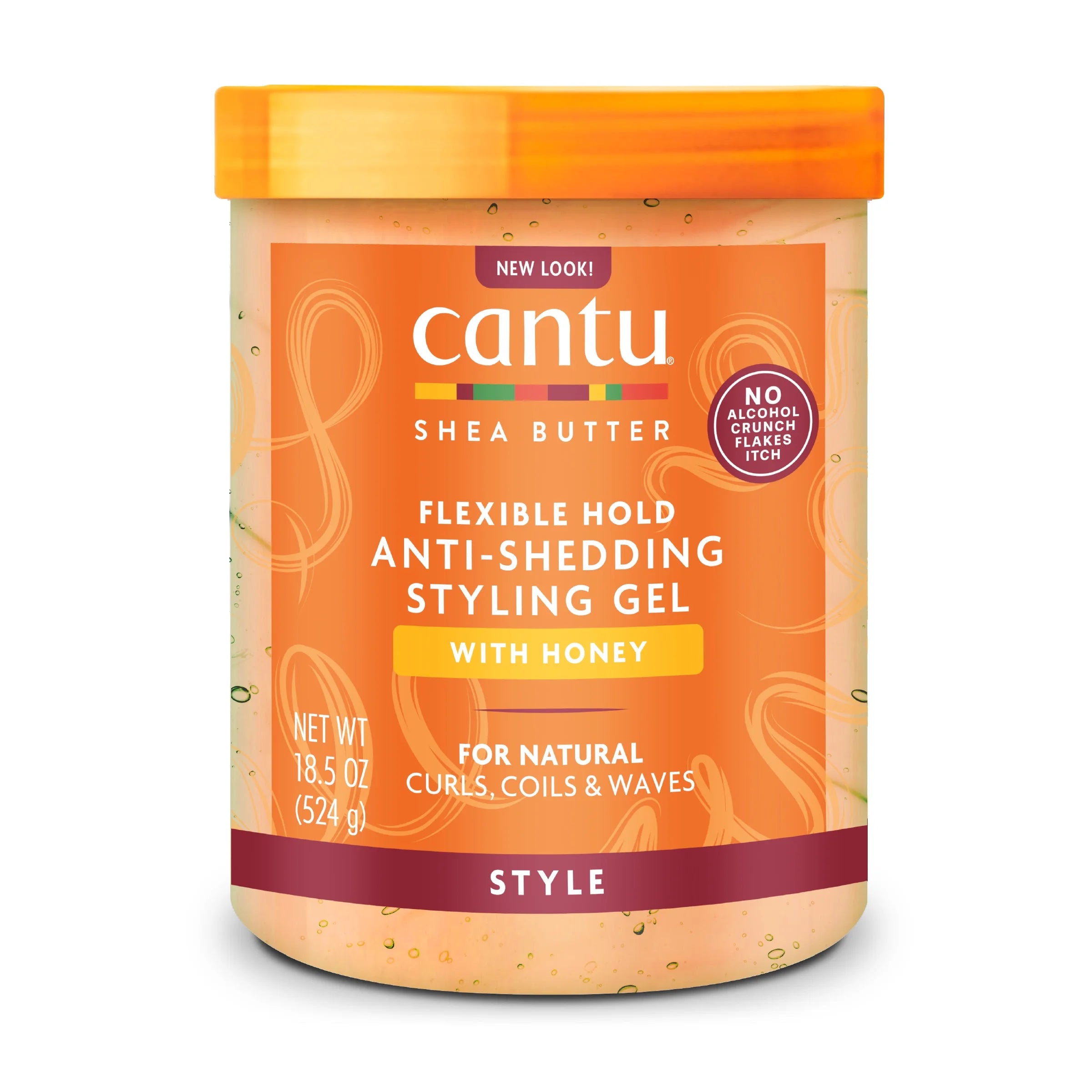 Cantu Care - Hair Care Flexible Hold Anti-Shedding Styling Gel with Honey 18.5 fl oz | MazenOnline