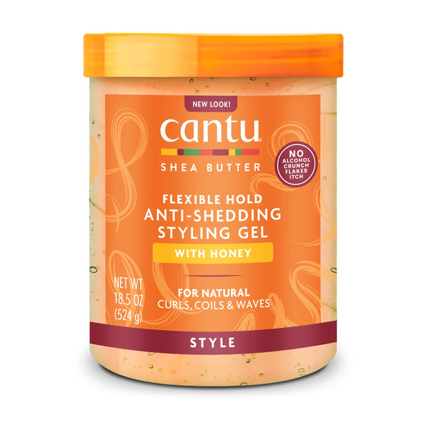Cantu Care - Hair Care Flexible Hold Anti-Shedding Styling Gel with Honey 18.5 fl oz | MazenOnline