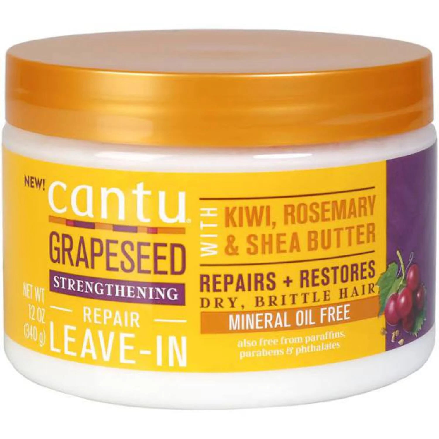 Cantu Care - Grapeseed Strengthening Repair Leave-In, Dry Brittle Hair | MazenOnline