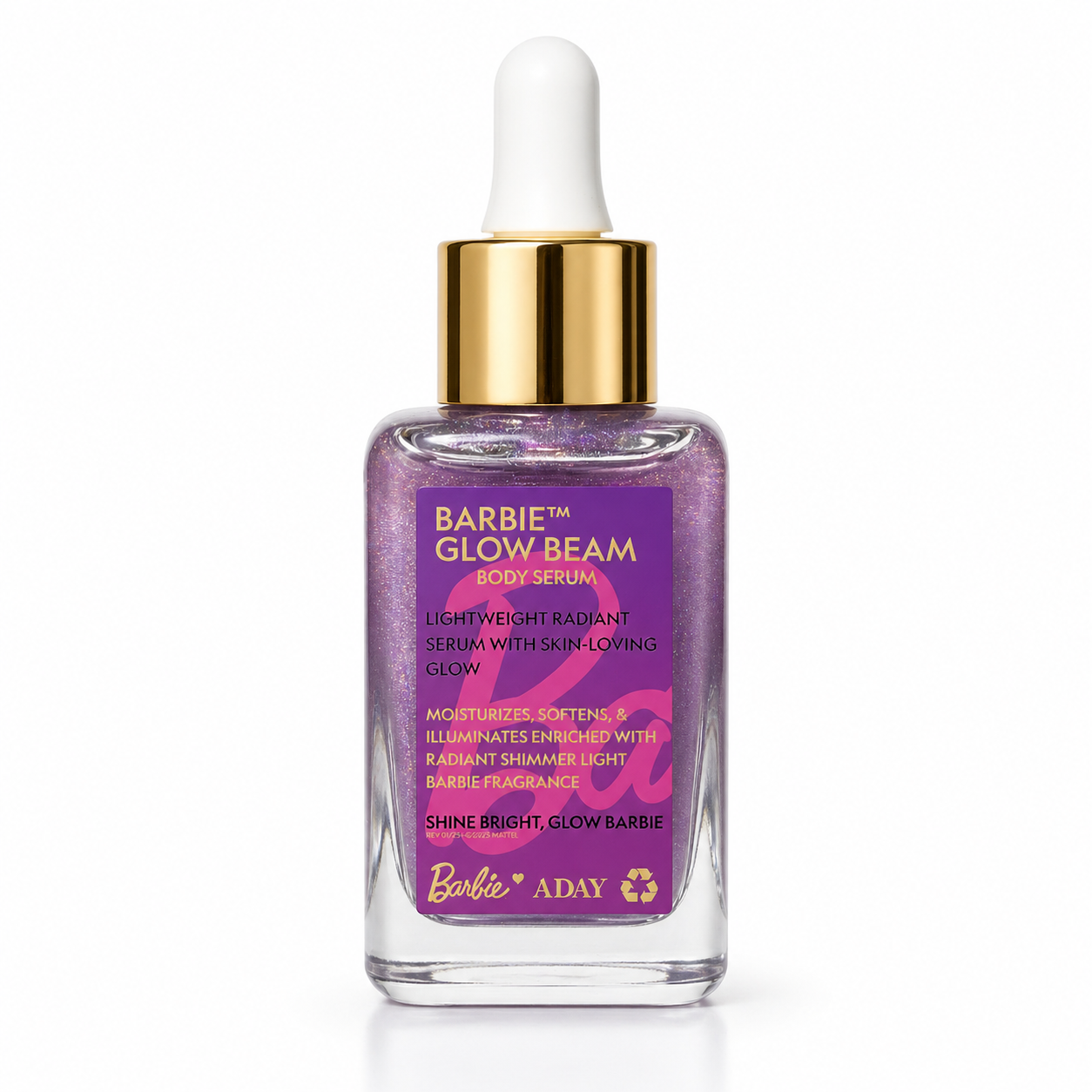 ADAY - ADAY x Barbie™ Glow Beam Body Serum – Lightweight Radiant Shimmer Serum | MazenOnline Main image