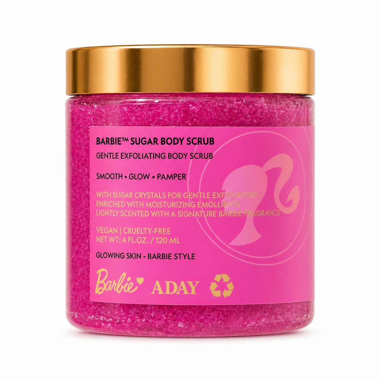 ADAY - ADAY x Barbie™ Sugar Body Scrub – Gentle Exfoliating Body Scrub with Shea Butter | MazenOnline Main image