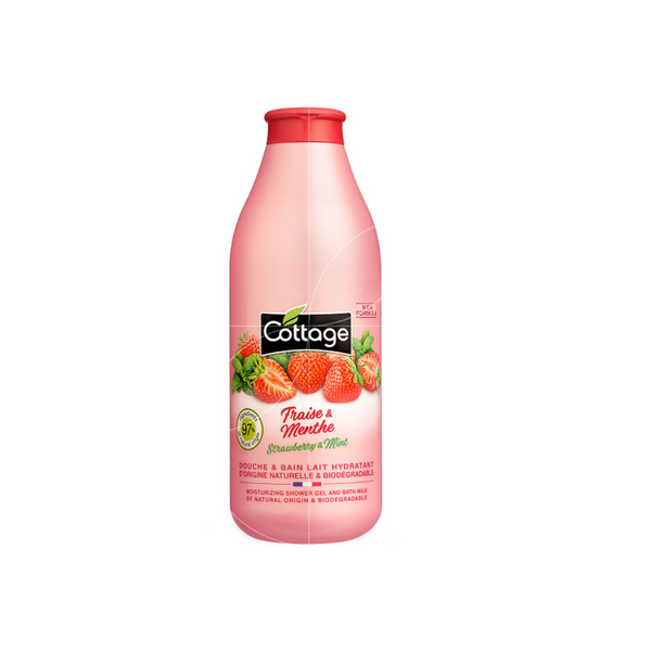 Strawberry & Mint moisturizing Shower Gel And Bath Milk - MazenOnline