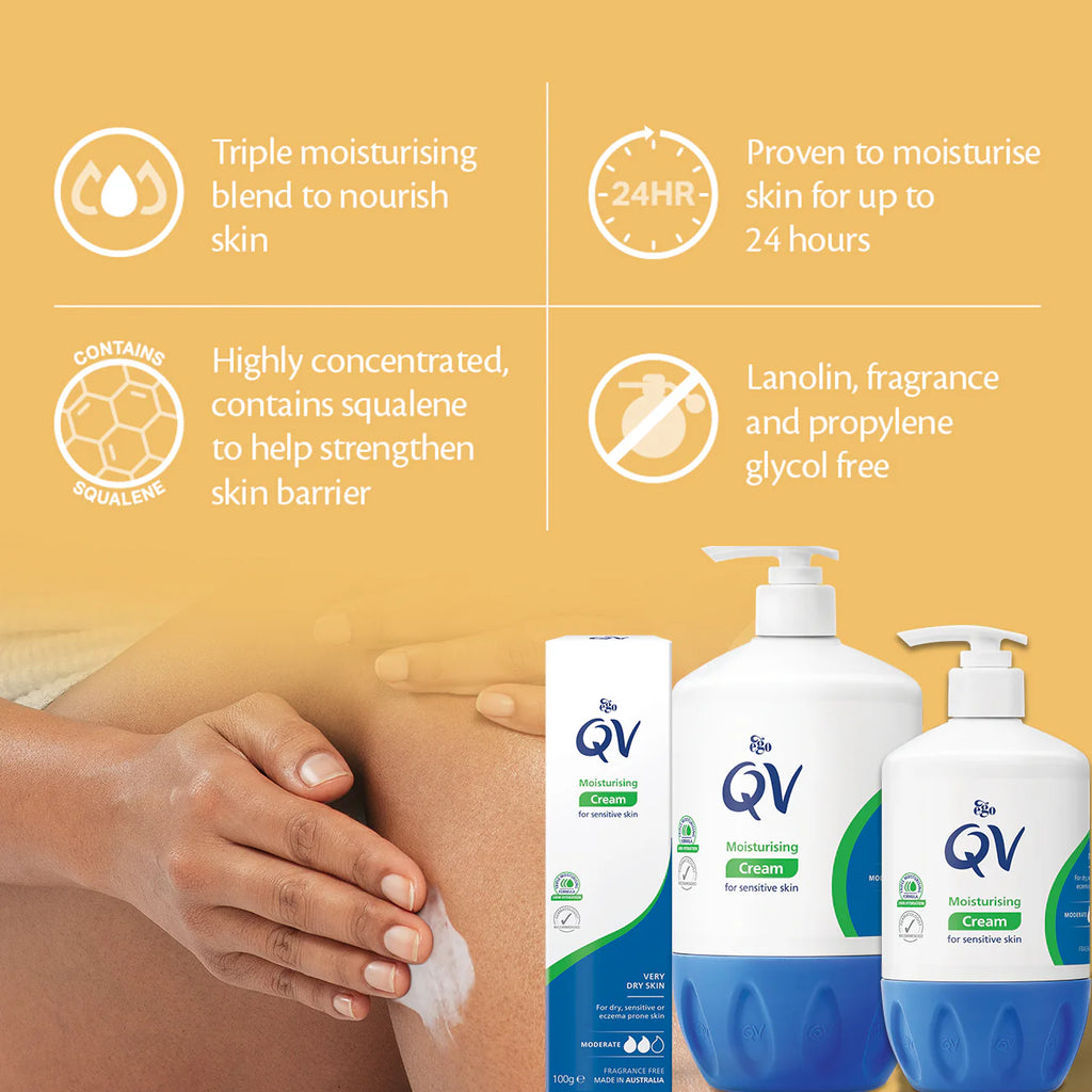 QV skincare - QV Cream Moisturiser | MazenOnline