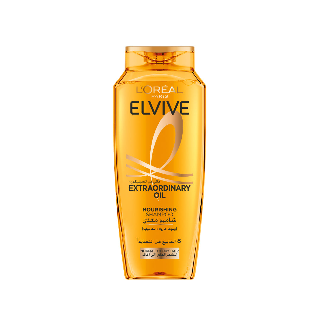 L'Oréal Paris - Elvive  Extraordinary Oil Nourishing Shampoo For Normal Hair with Tendency to Dry | MazenOnline