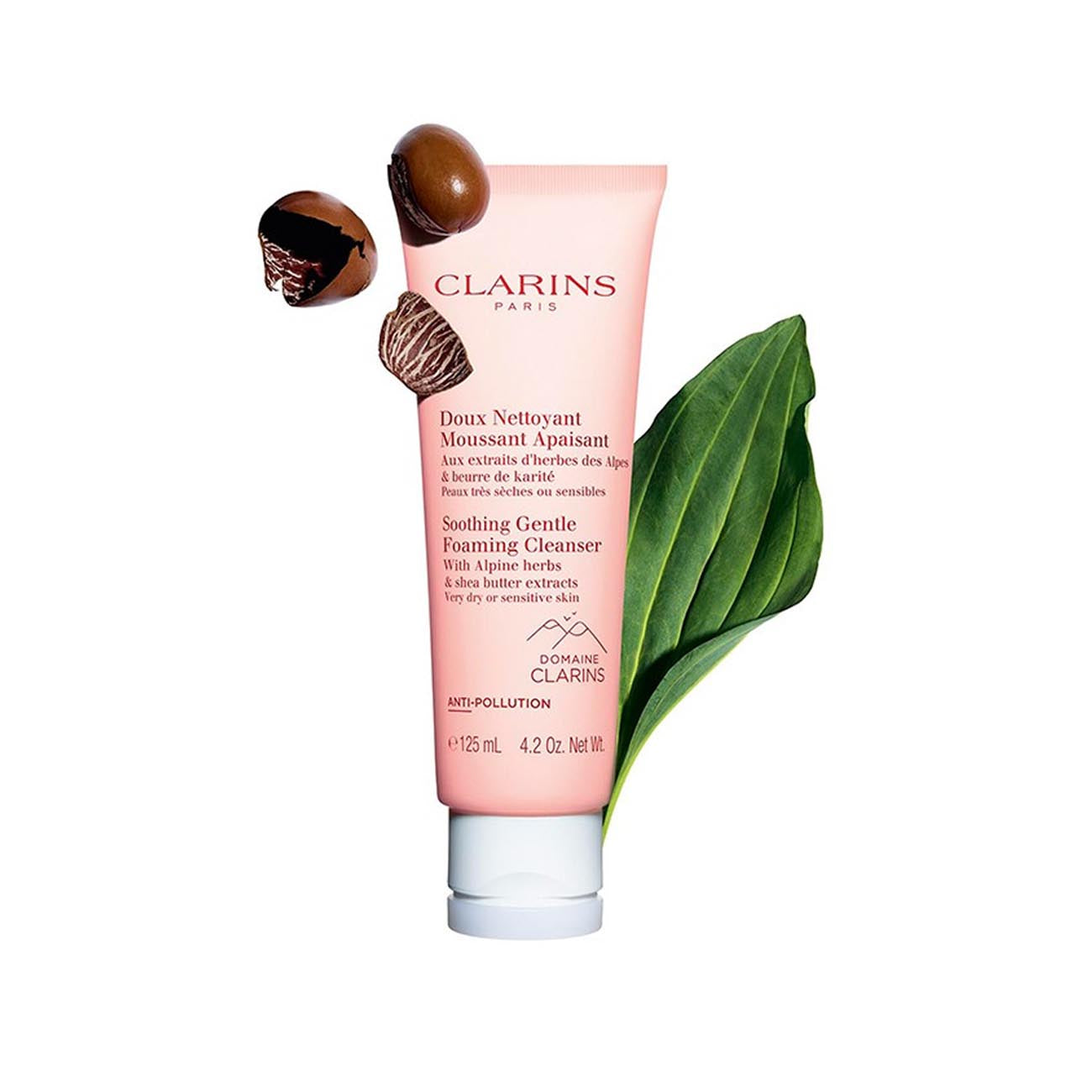 Clarins - Soothing Gentle Foaming Cleanser With Alpine Herbs & Shea Butter Extract | MazenOnline