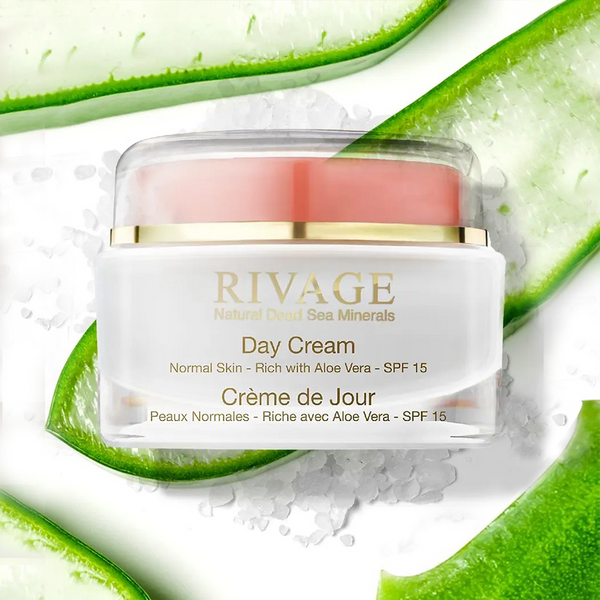 Day Cream with Aloe Vera for Normal Skin – SPF 15 – Jar 50ml - MazenOnline