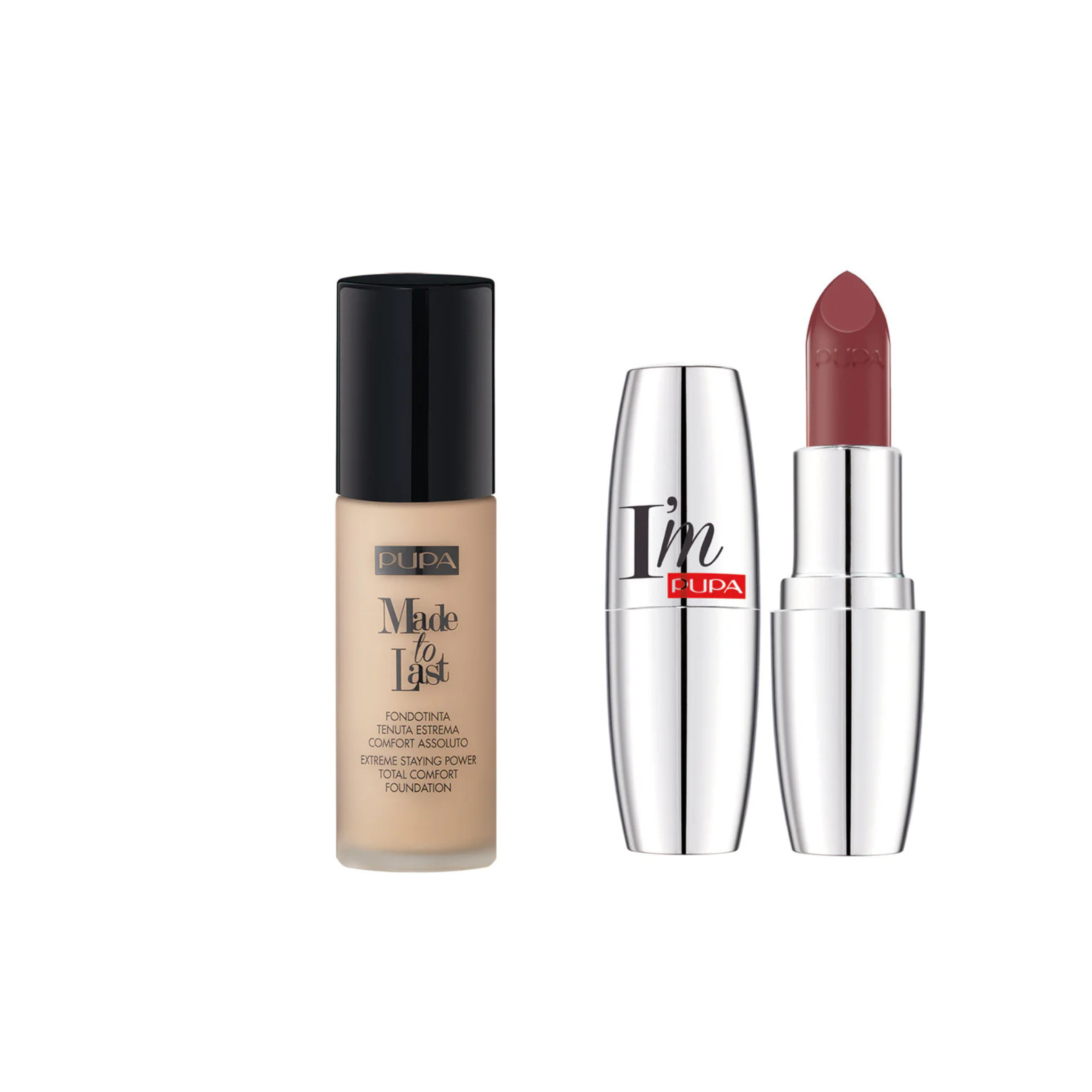 I'm Nude + Made to Last Foundation