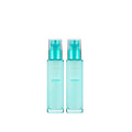 Two L'Oréal Paris Hydra Genius skincare bottles displayed side by side on a white background