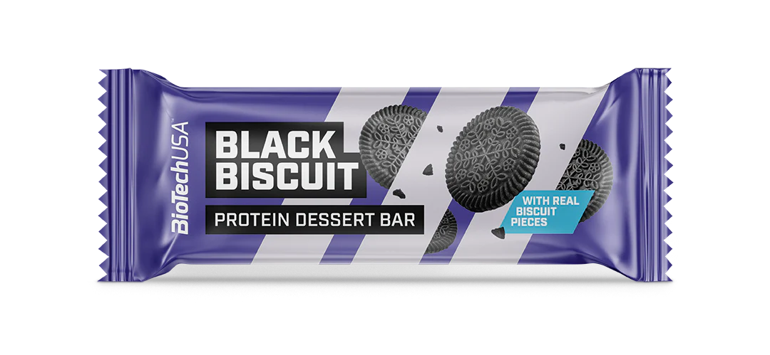 Protein Dessert Bar Black Biscuit - MazenOnline