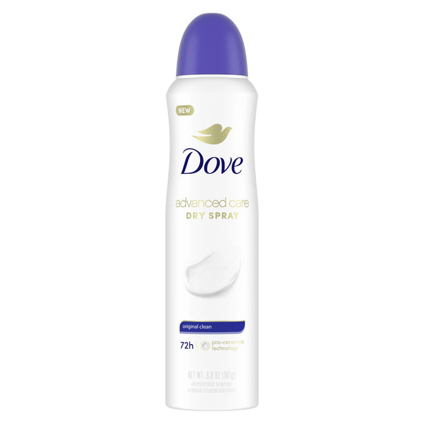 DOVE - Antiperspirant Deodorant Dry Spray Original Clean 3.8 oz Long Lasting Women | MazenOnline