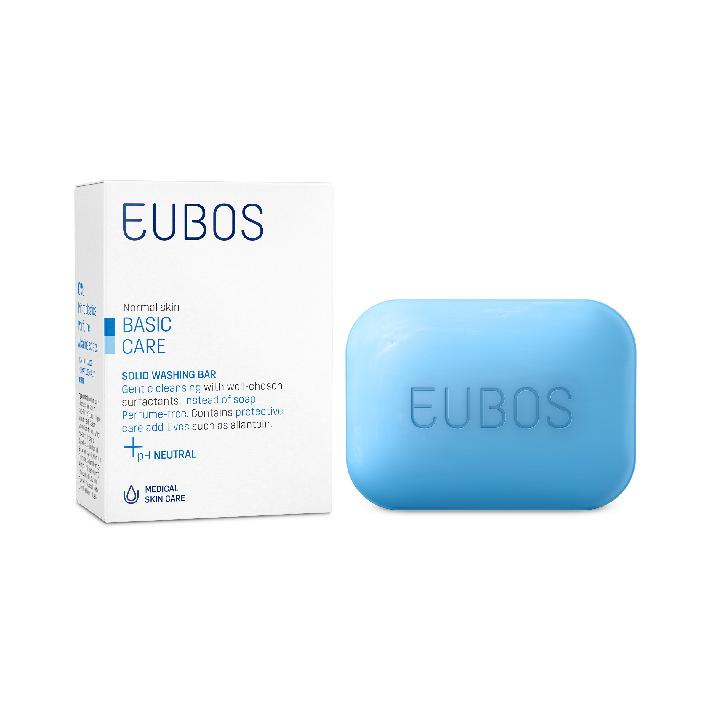 Eubos - Solid Washing Bar Blue | MazenOnline Main image