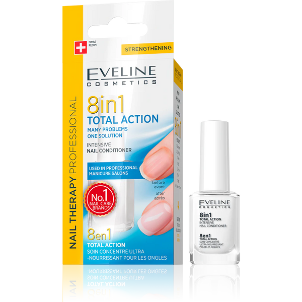 Eveline - Nail Therapy Total Action 8 In 1 Intensive Nail | MazenOnline