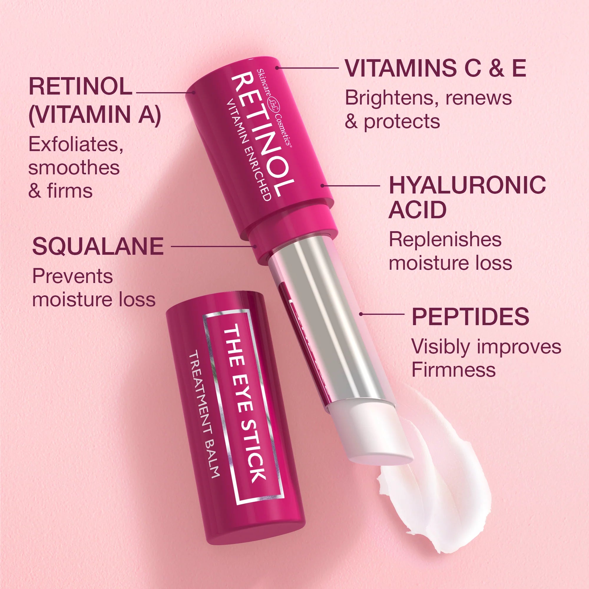 Hydrating Eye Stick Balm for Fine Lines and Smoother Skin - MazenOnline