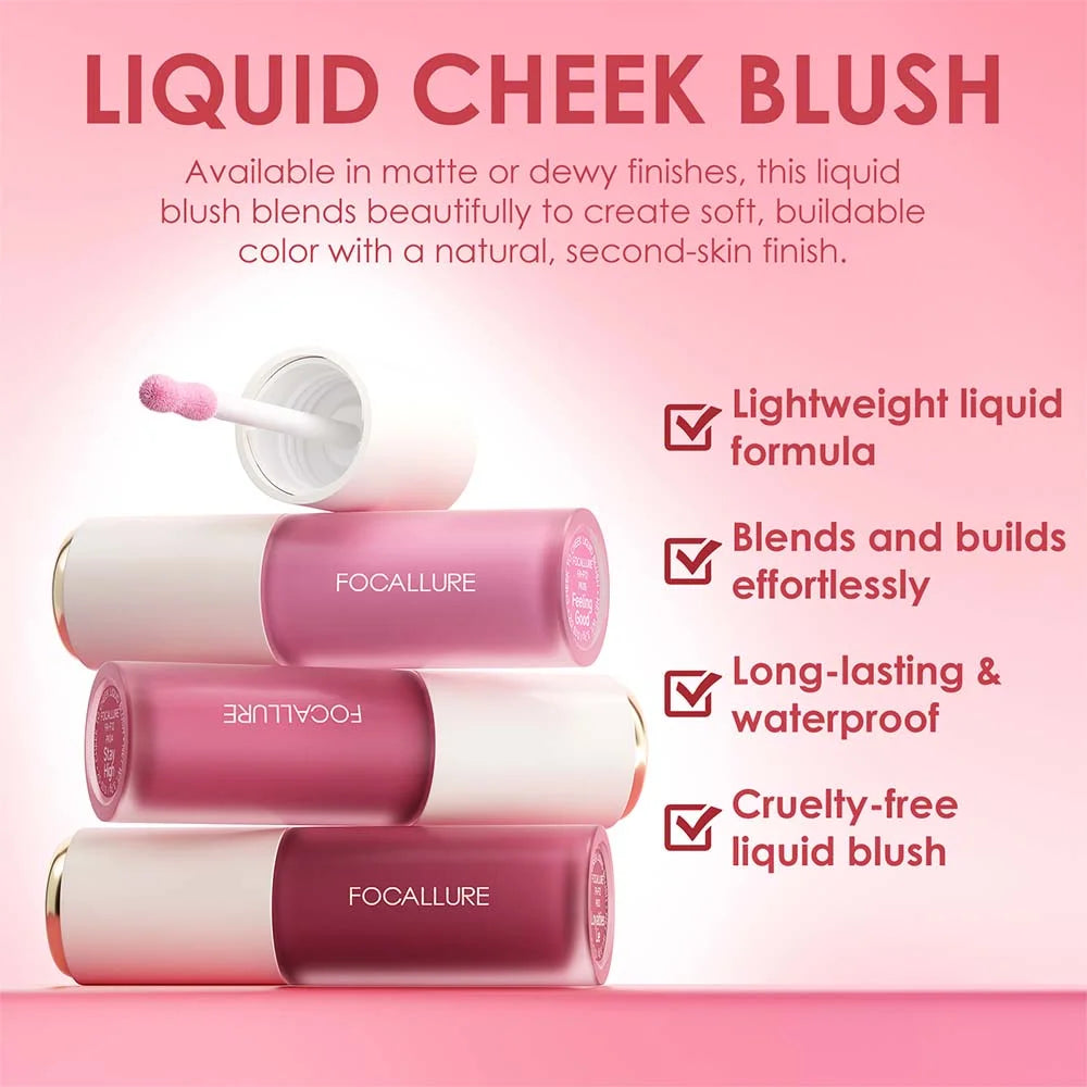 FOCALLURE - Cheek To Cheek Liquid Blush | MazenOnline