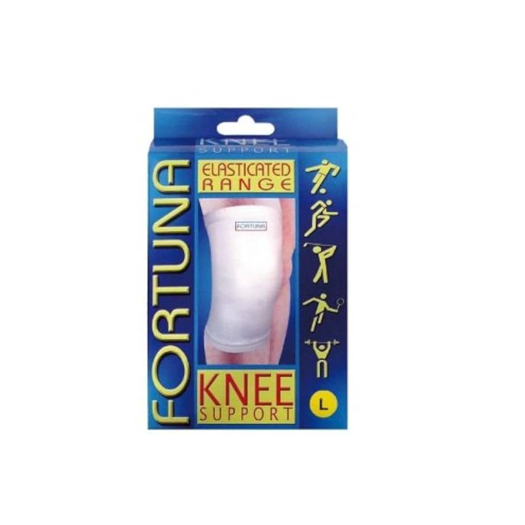 KNEE SUPPORT WHITE L - MazenOnline