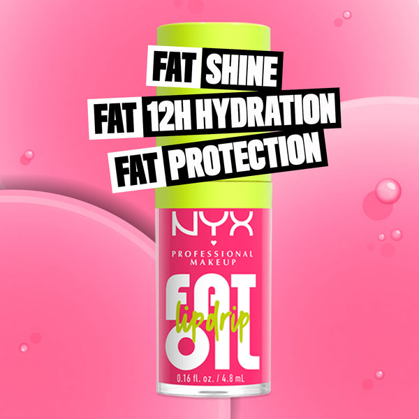 NYX Professional Makeup - Fat Oil Lip Drip, Moisturizing, Shiny, Vegan Tinted Lip Gloss, Non-Sticky Finish, 12H Hydration | MazenOnline