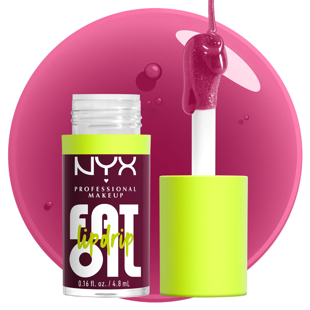 NYX Professional Makeup - Fat Oil Lip Drip, Moisturizing, Shiny, Vegan Tinted Lip Gloss, Non-Sticky Finish, 12H Hydration | MazenOnline