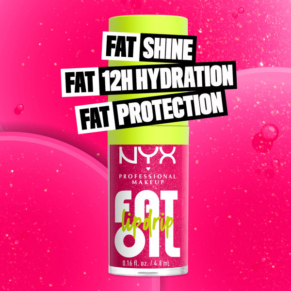 NYX Professional Makeup - Fat Oil Lip Drip, Moisturizing, Shiny, Vegan Tinted Lip Gloss, Non-Sticky Finish, 12H Hydration | MazenOnline