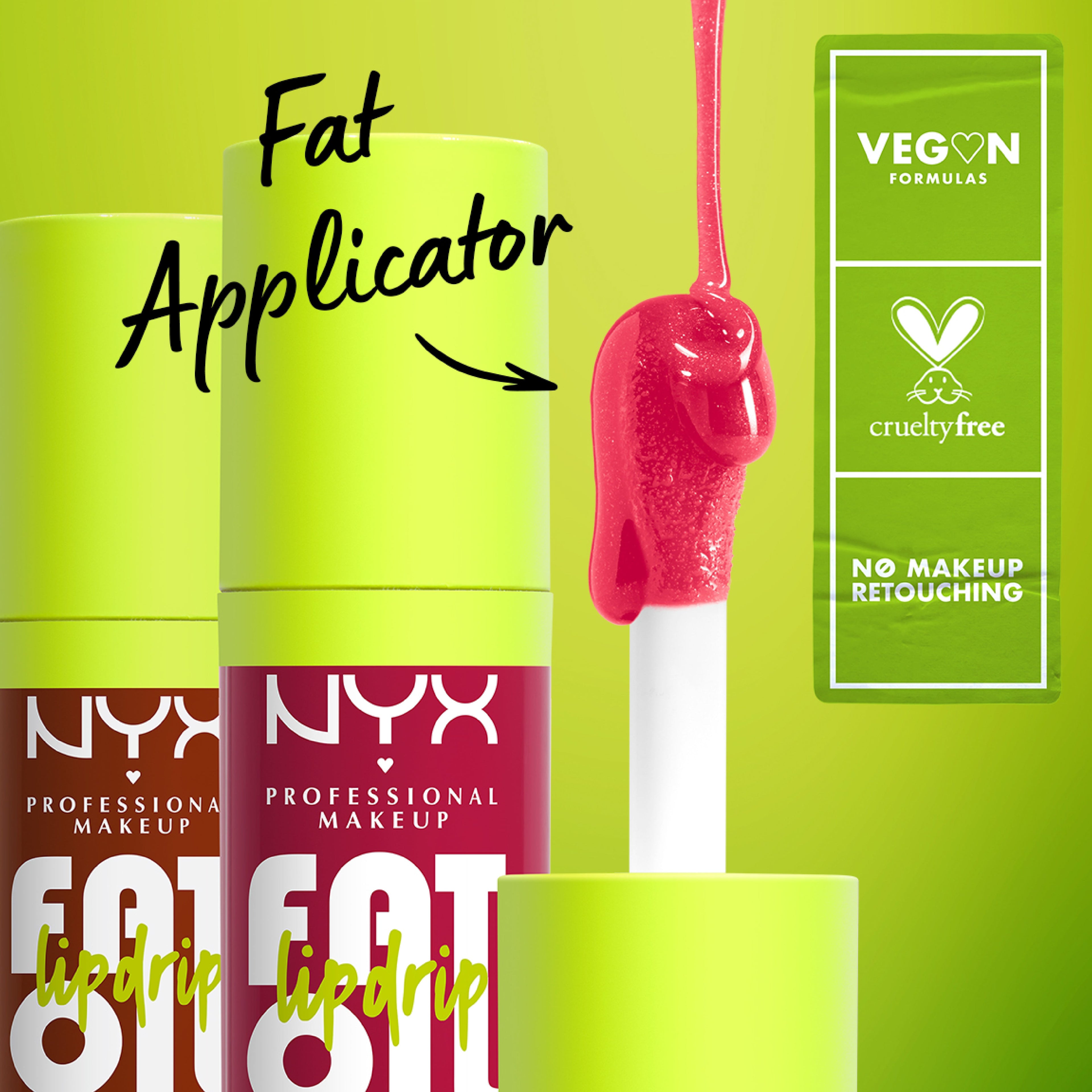NYX Professional Makeup - Fat Oil Lip Drip, Moisturizing, Shiny, Vegan Tinted Lip Gloss, Non-Sticky Finish, 12H Hydration | MazenOnline