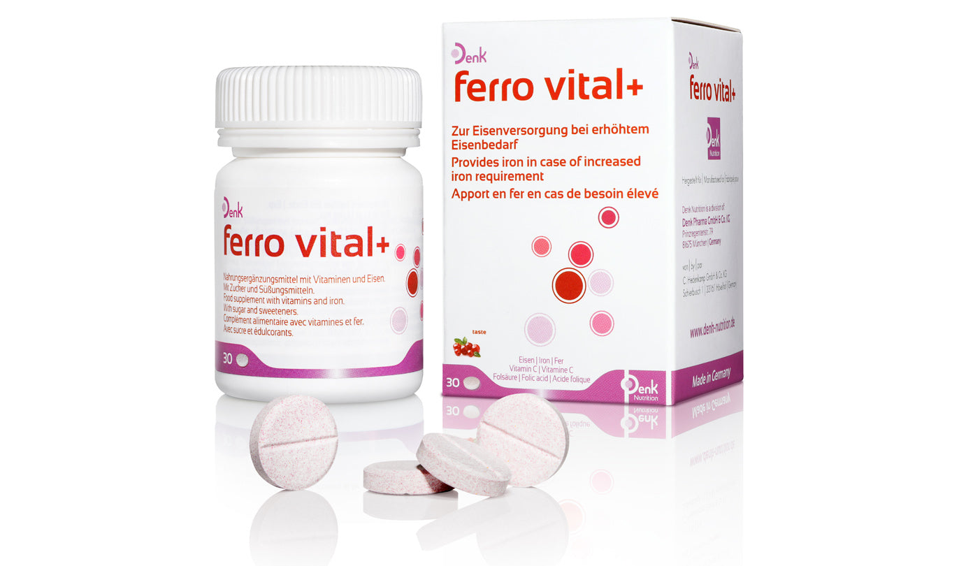 ferro vital+ Denk  30 Cap - MazenOnline