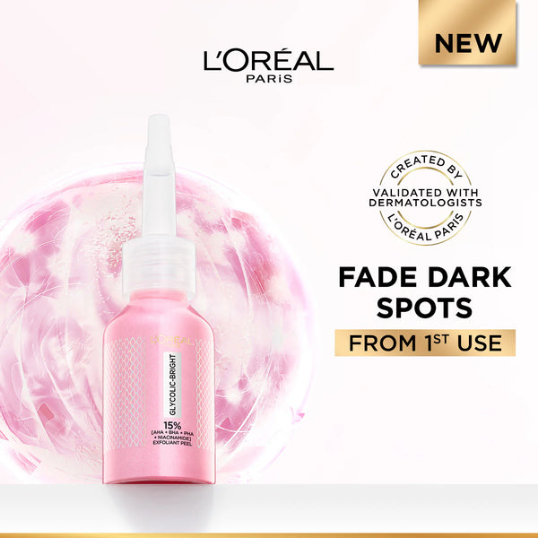 Glycolic-Bright Anti-Dark Spot Exfoliant Peel 15% AHA + BHA + PHA + Niacinamide - MazenOnline