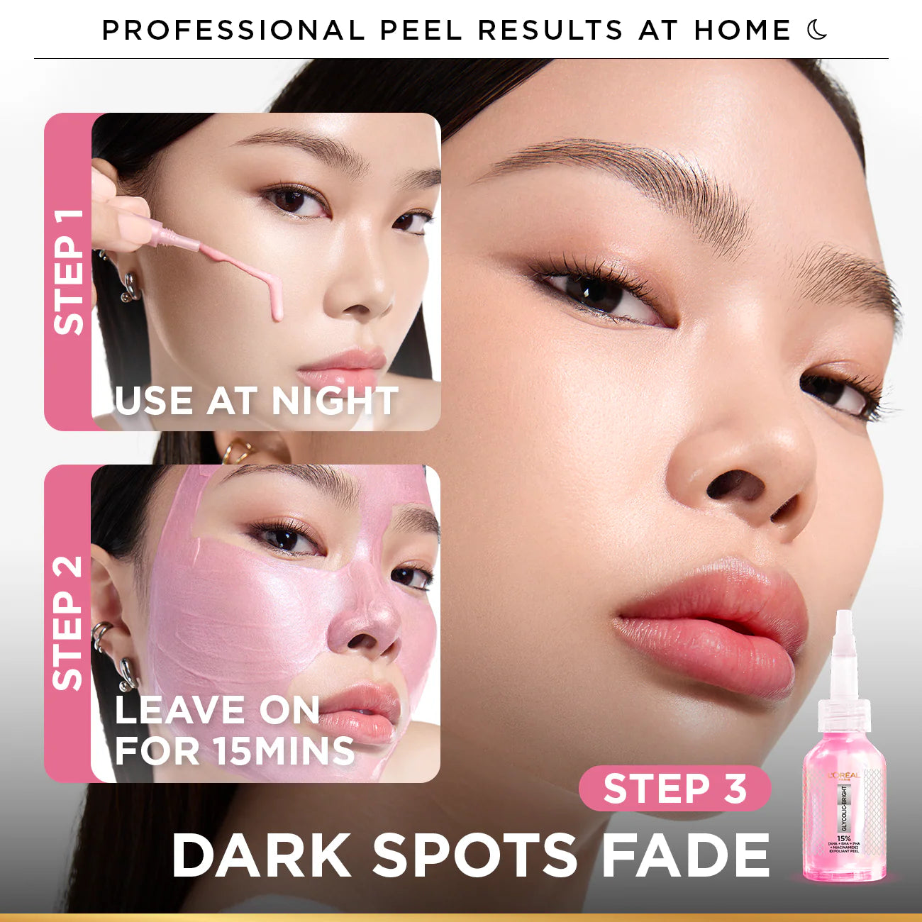 Glycolic-Bright Anti-Dark Spot Exfoliant Peel 15% AHA + BHA + PHA + Niacinamide - MazenOnline