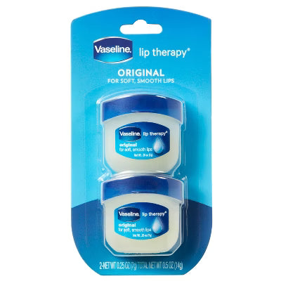 Vaseline - Lip Therapy Fragrance free Original Twin Pack | MazenOnline