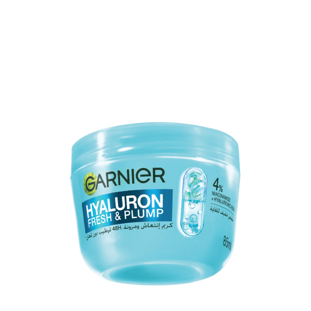 Hyaluron Fresh & Plump Cream - Hydration, 48H Oil Free - 4% [Hyaluronic Acid + Niacinamide] - Cruelty Free International & Vegan
