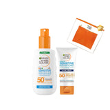 Sensitive Advanced Sunscreen Spray for Kids + Sensitive Advanced UV Gel Face Cream