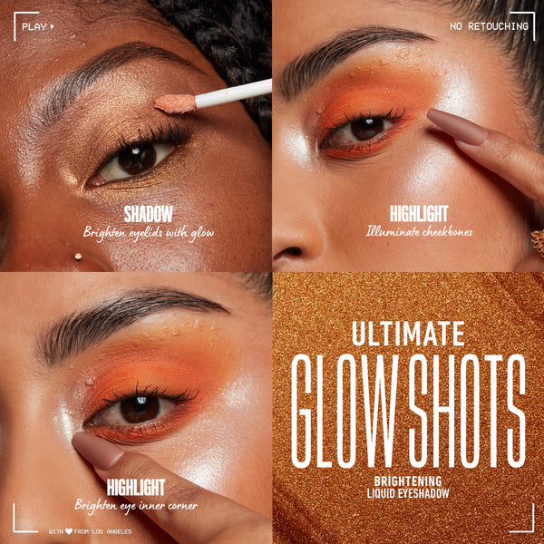 NYX Professional Makeup - Ultimate Glow Shots, Brightening Liquid Eyeshadow | MazenOnline