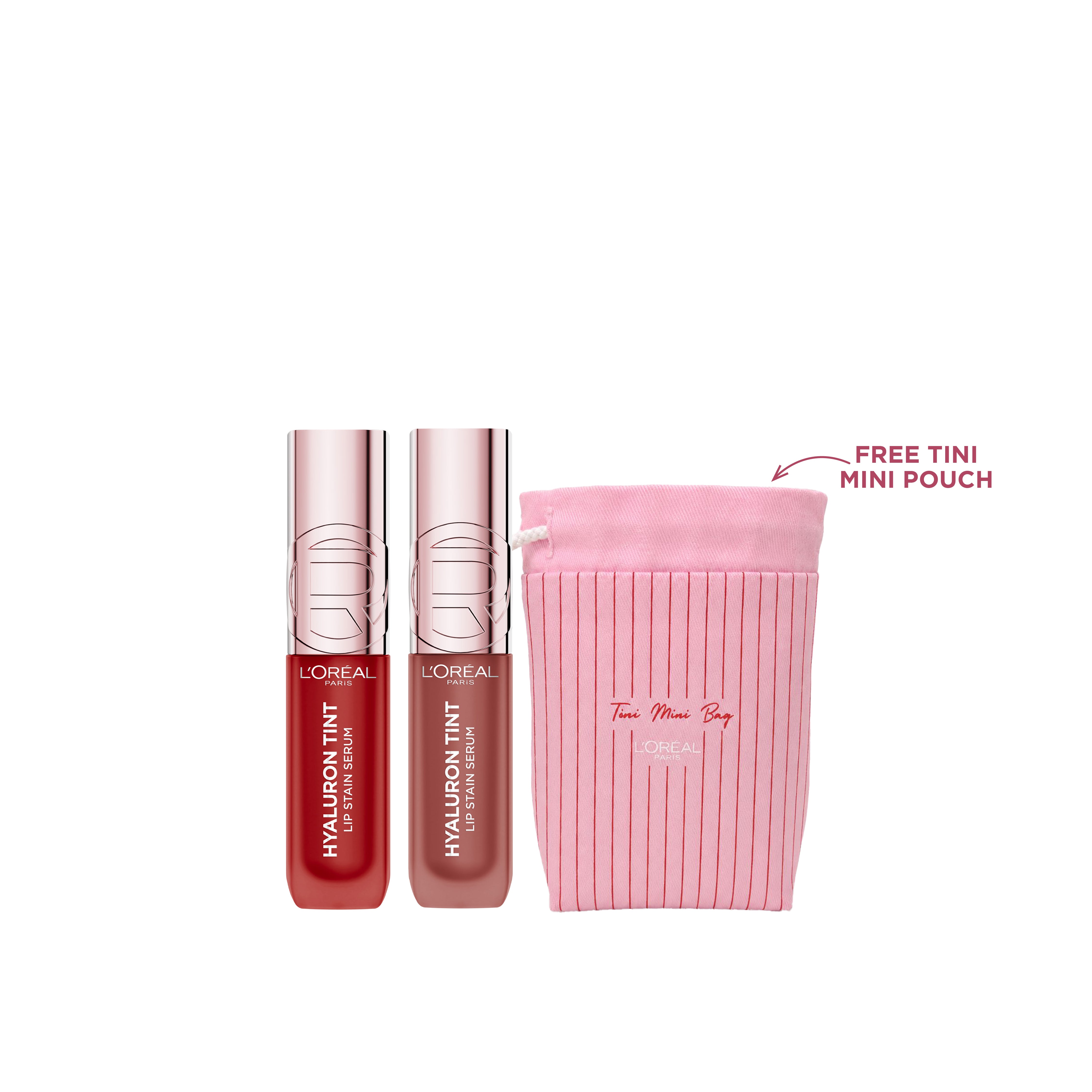 2 x Hyaluron Tint + Pink Pouch