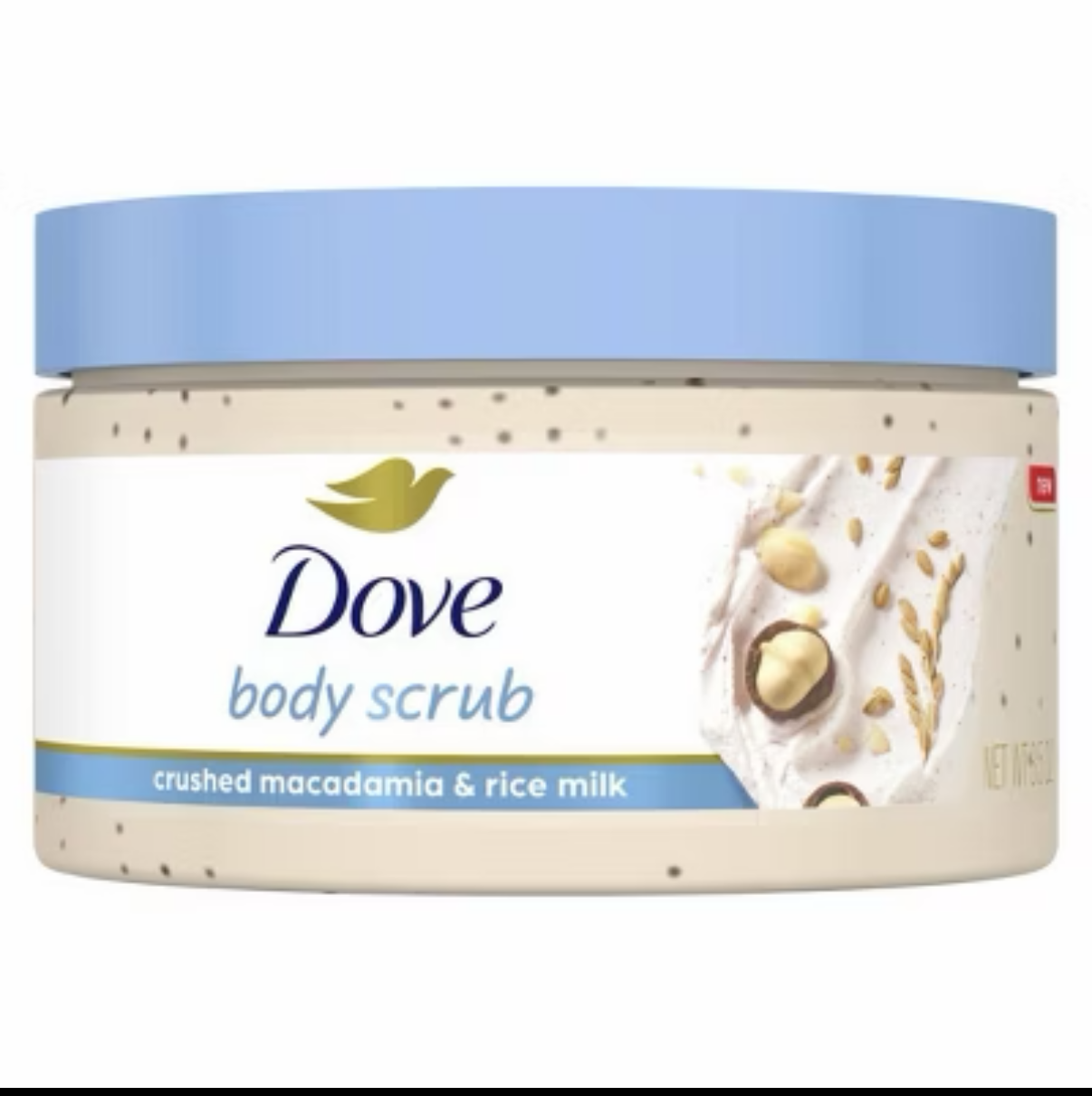 DOVE - Crushed Macadamia & Rice Milk Body Scrub 100ml | MazenOnline