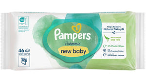 Pampers - Harmonie New Baby Plastic Free Baby Wipes | MazenOnline