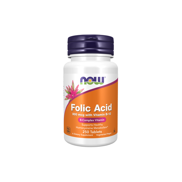 Folic Acid 800 mcg with Vitamin B-12 Tablets
