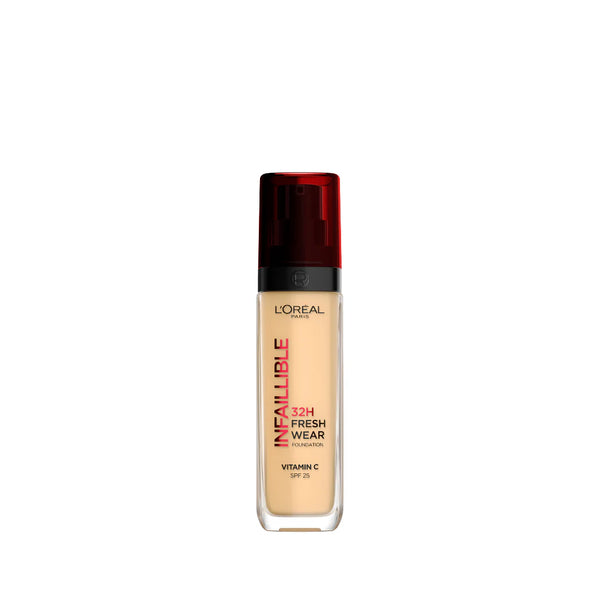 L'Oréal Paris - L’Oréal Paris Makeup Infaillible 32H Freshwear Liquid Foundation, Vitamin C,  SPF25L’Oréal Paris Makeup Infaillible 32H Freshwear Liquid Foundation, Vitamin C,  SPF25 - 250 Sable Eclat/R | MazenOnline