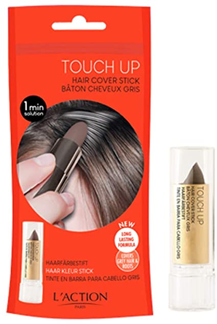 Hair Cover Stick, Covers Grey and Discoloured Roots, Washes Out, Light Brown - MazenOnline