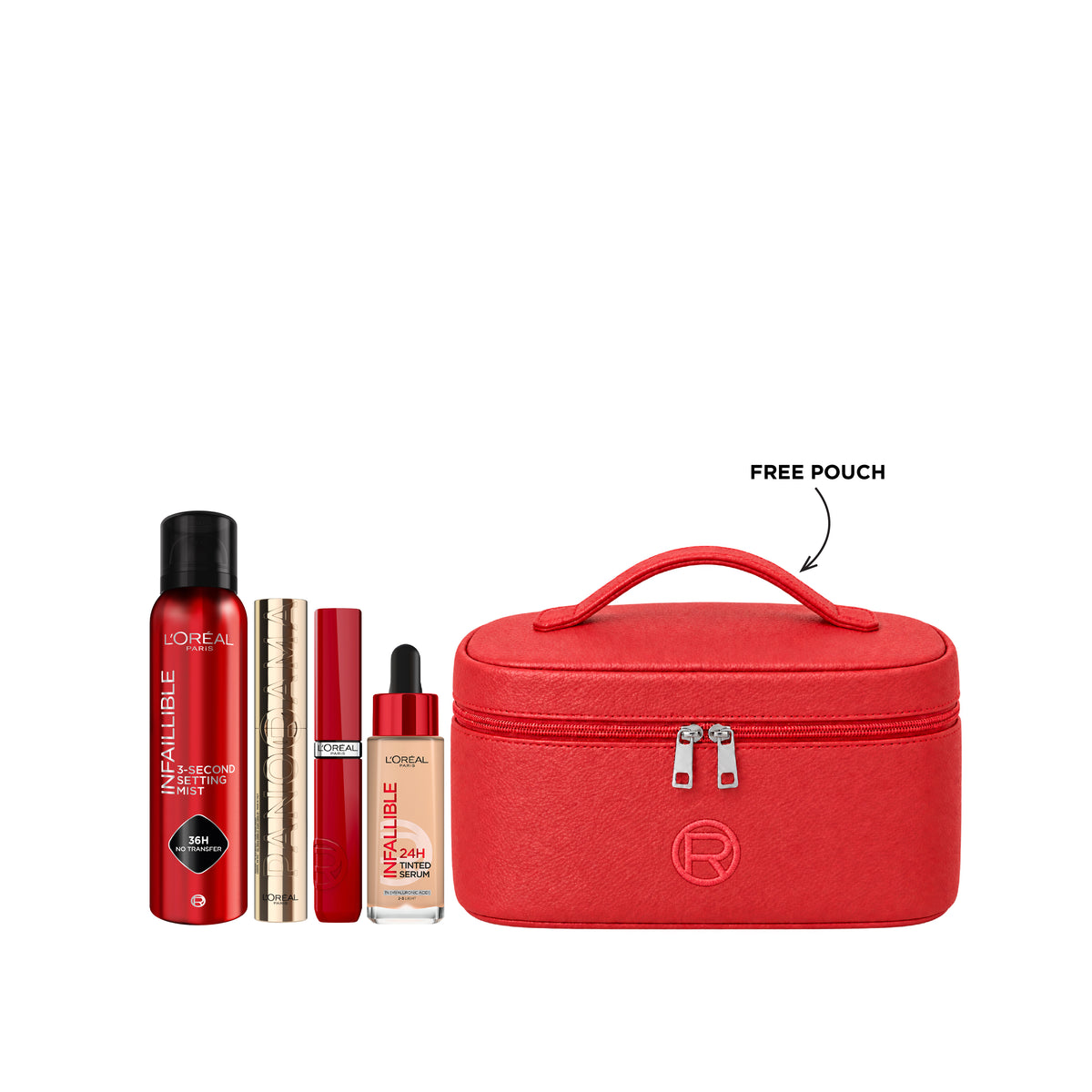 Tinted Serum + Laque Resistance + Panorama + Setting Spray