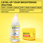 Vitamin C Fresh & Bright Cream. Hydration, 48H Oil Free Hydration - 4% [Vitamin C* + Niacinamide] - Cruelty Free International & Vegan