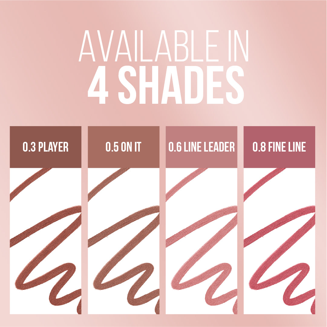 Maybelline New York - Lifter Liner Lip Liner Pencil with Hyaluronic Acid and Jojoba Oil | MazenOnline