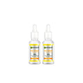 Garnier 2-pack of FB Vit C Day Serum bottles with clear packaging and orange accents on the labels.
