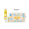 Garnier Mist Sunscreen with Fast Bright Serum in a spray bottle, featuring a clear liquid and bright packaging design.