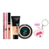 Fit Me Matte + Poreless Liquid Foundation + Fit Me Concealer + Fit Me Matte & Poreless Powder + Lash Sensational Sky High