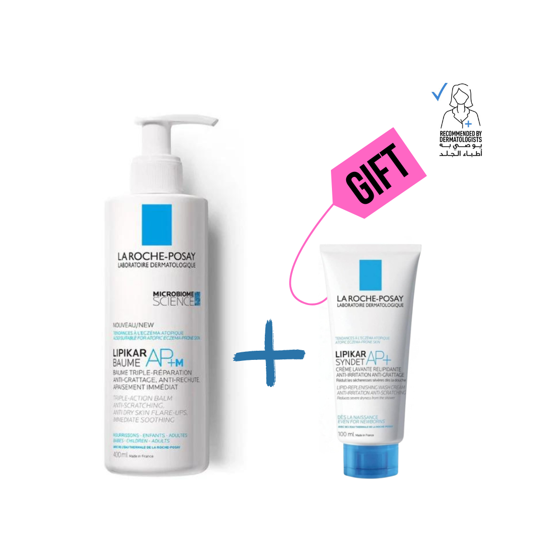 La Roche-Posay - Lipikar Baume AP+M +Free Lipikar Syndet AP+ 100 ML | MazenOnline