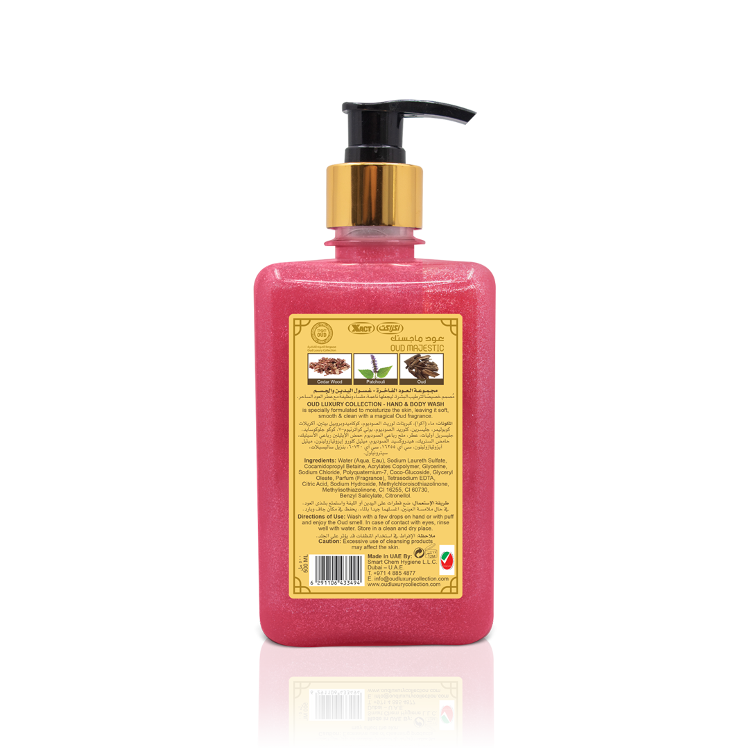 Majestic Oud Hand & Body Wash 500ml
